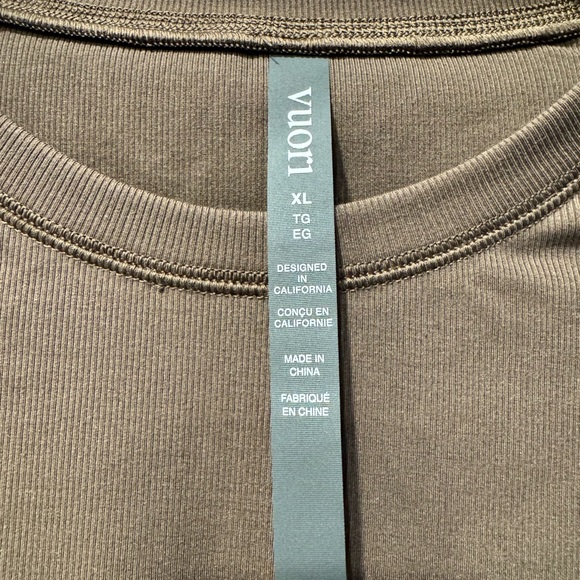 Vuori Espresso Pose Fitted Tee XL - Picture 2 of 4